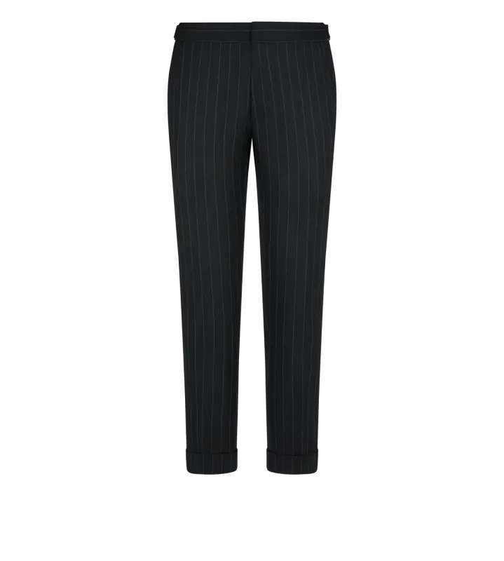 CHALK STRIPE DYLLAN SUIT DARK GREY online
